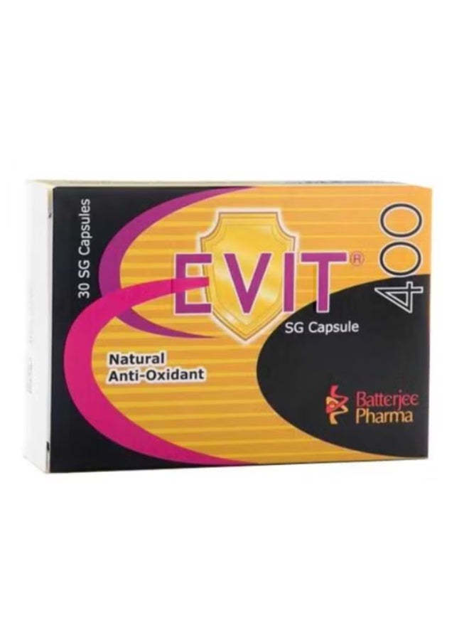 E-Vit Vitamin E 400 mg Antioxidant - 30 Capsules